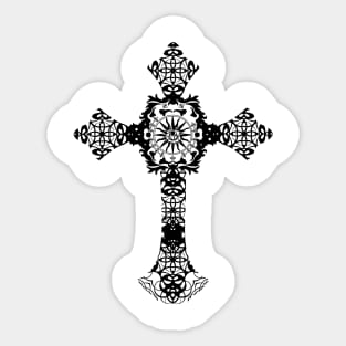 MINIMAL GOTHIC CROSS Sticker